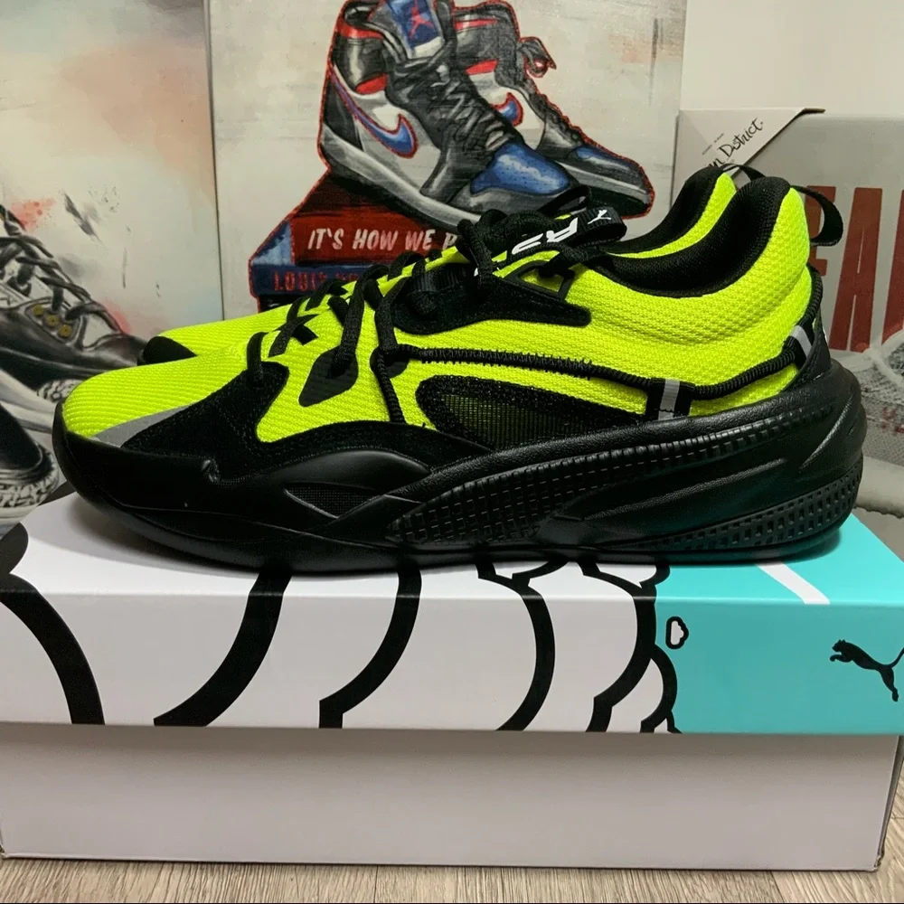 Puma RS-Dreamer J Cole Lime Green Basketball Shoes Size 8.5